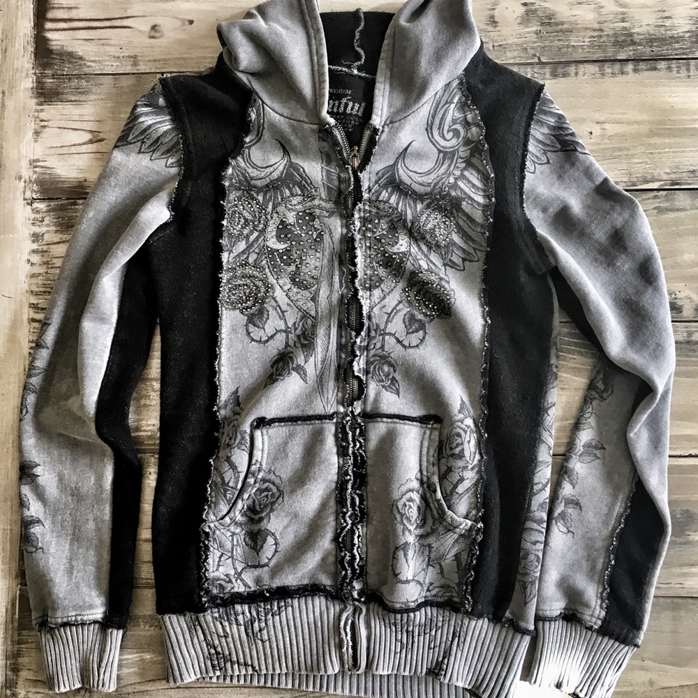 Embellished Sinful Hoodie